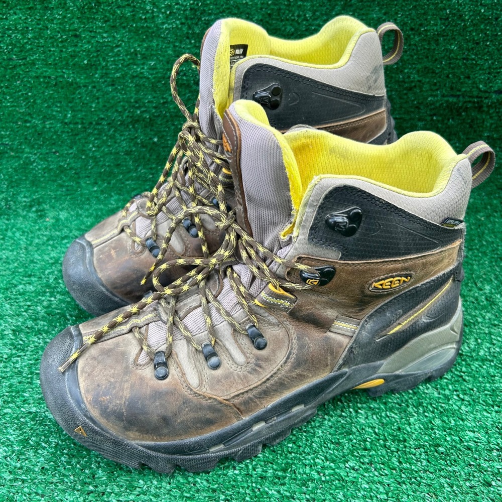 Keen Utility‎ Mens 11.5 D Brown Leather Work Boots ASTM F2413-18 EH 1007025D